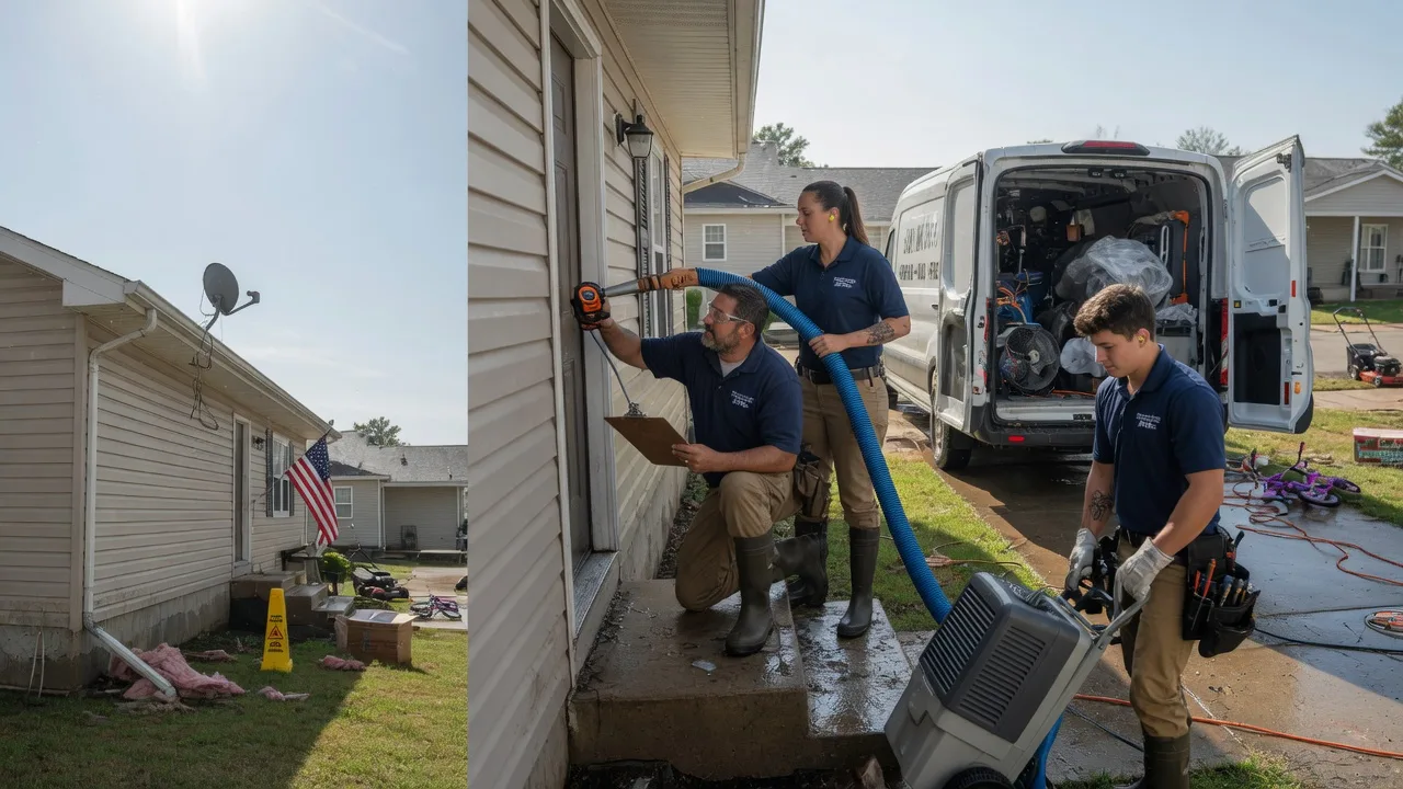 Ceiling Water Damage Restoration in Blanchard, ID near me